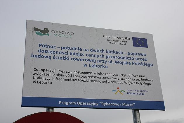 Przy ulicy Wojska Polskiego powstaje droga dla rowerów