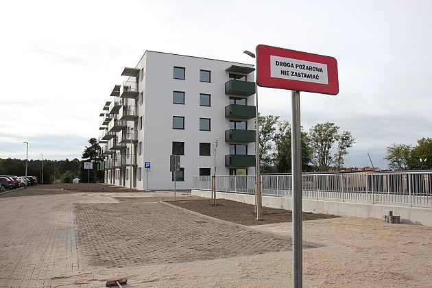 Budynek z mieszkaniami na wynajem przy ul. Obrońców Wybrzeża 9 ukończony