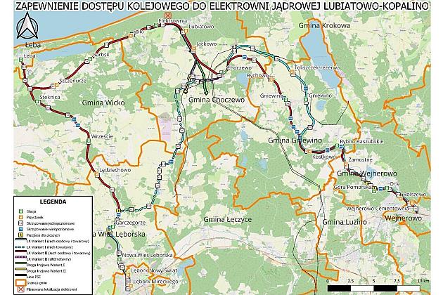 Konsultacje społeczne ws. linii kolejowej do elektrowni jądrowej