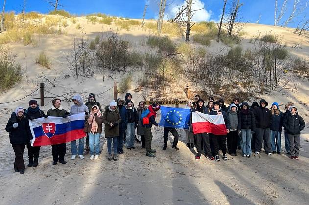 Młodzież ze Słowacji w Lęborku