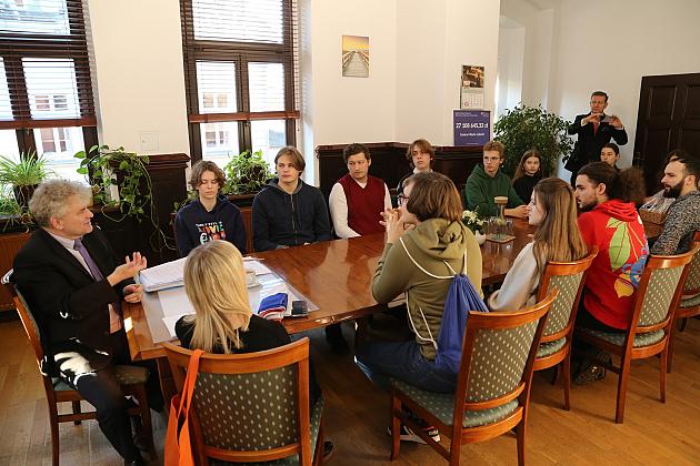 Młodzież ze Słowacji w Lęborku