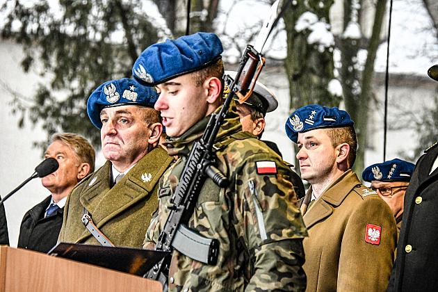 Przysięga wojskowa w 1 Lęborskim Batalionie Zmechanizowanym