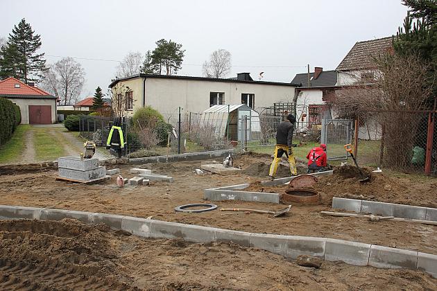 Ulica Mikołajczyka w budowie