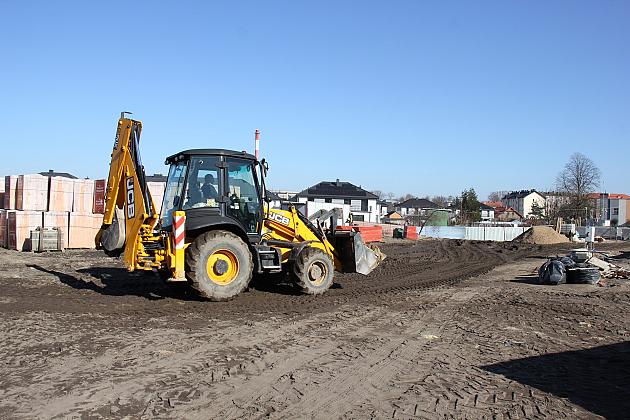 Przy ulicy Malczewskiego trwa budowa mieszkań komunalnych