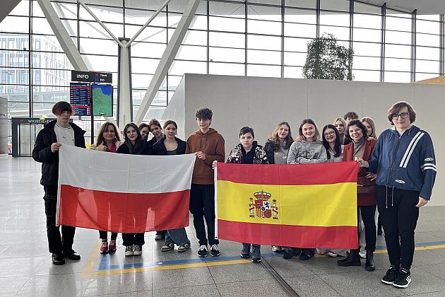 W Lęborku odbyła się międzynarodowa wymiana uczniów z Hiszpanii i Portugalii