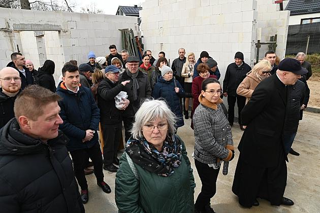 Poświęcenie kamienia węgielnego pod budową lęborskiej Cerkwi