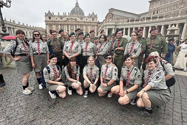 Harcerze z Lęborka na Uroczystościach 80. Rocznicy Bitwy pod Monte Cassino