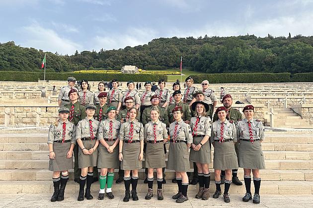 Harcerze z Lęborka na Uroczystościach 80. Rocznicy Bitwy pod Monte Cassino