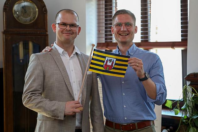 Burmistrz Lauenburga z wizytą w Lęborku