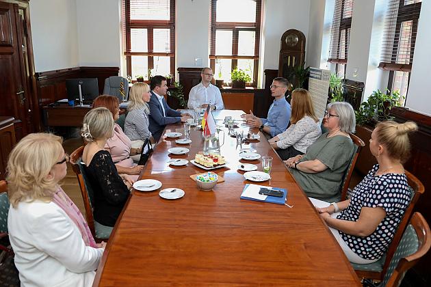 Burmistrz Lauenburga z wizytą w Lęborku