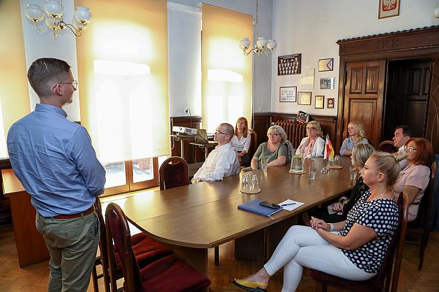 Burmistrz Lauenburga z wizytą w Lęborku