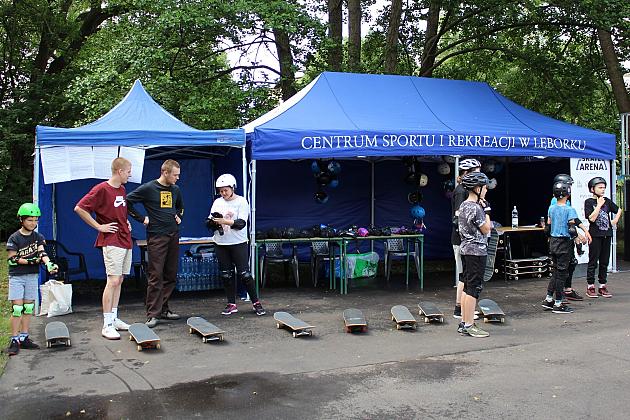 Pierwsze zawody na skateparku w Lęborku