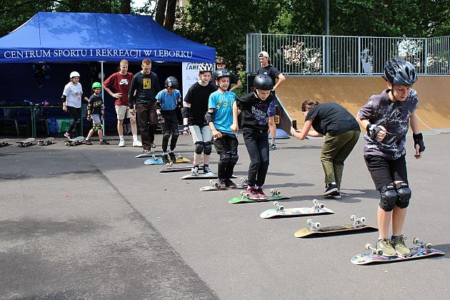 Pierwsze zawody na skateparku w Lęborku