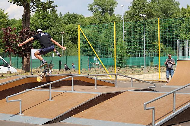 Pierwsze zawody na skateparku w Lęborku