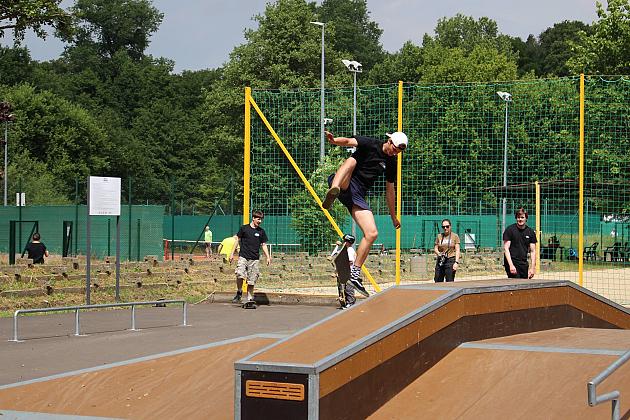Pierwsze zawody na skateparku w Lęborku