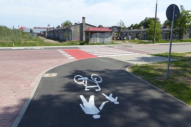 Droga pieszo-rowerowa przy ulicach Władysława IV i Teligi gotowa