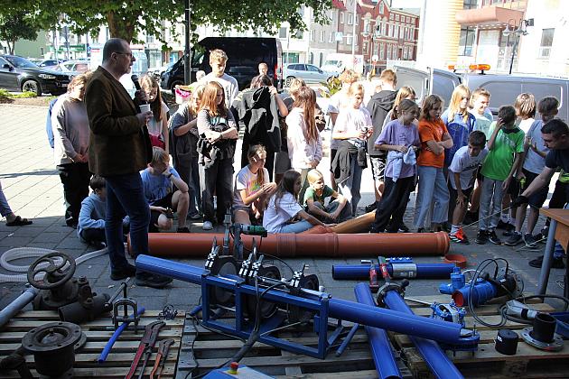 Dzień z lęborskimi wodociągami na Staromiejskiej