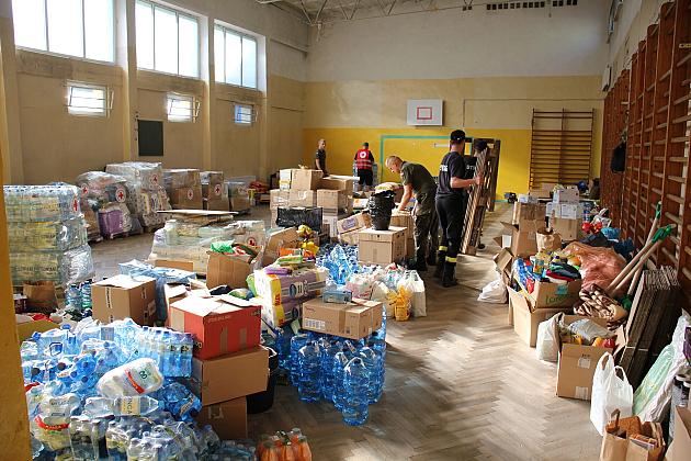 Zbiórka dla powodzian. Z Lęborka popłyną tony pomocy.