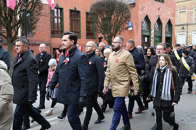 Z Polską w sercu. Lęborczanie uczcili Narodowe Święto Niepodległości