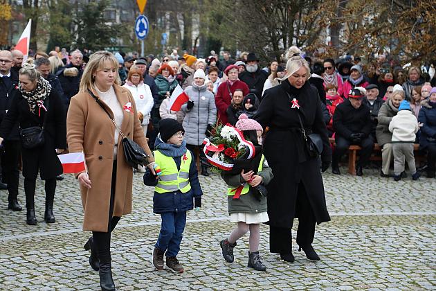 Z Polską w sercu. Lęborczanie uczcili Narodowe Święto Niepodległości
