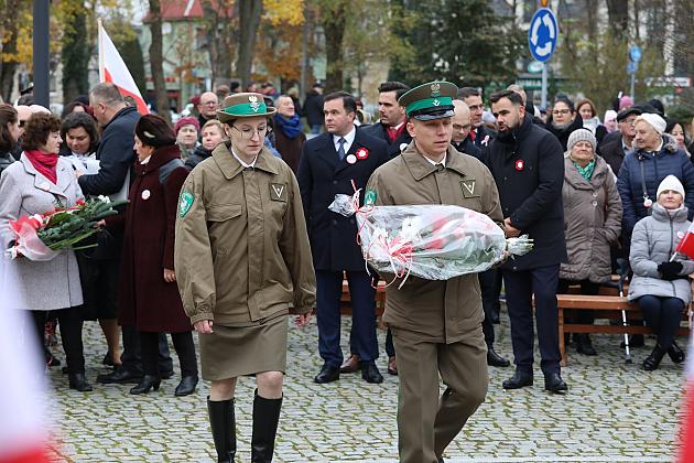 Z Polską w sercu. Lęborczanie uczcili Narodowe Święto Niepodległości