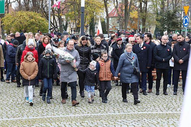 Z Polską w sercu. Lęborczanie uczcili Narodowe Święto Niepodległości