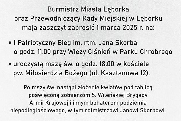 Zapraszamy na lęborskie obchody Narodowego Dnia Pamięci Żołnierzy Wyklętych