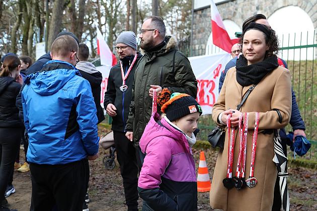 Patriotyczne bieganie w Parku Chrobrego z okazji Narodowego Dnia Pamięci Żołnierzy Wyklętych