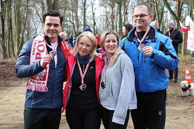 Patriotyczne bieganie w Parku Chrobrego z okazji Narodowego Dnia Pamięci Żołnierzy Wyklętych