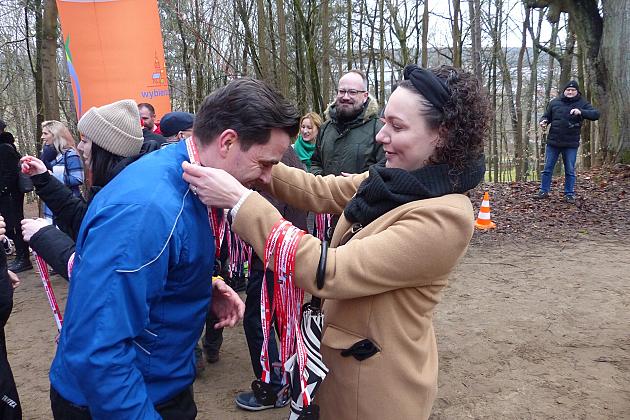 Patriotyczne bieganie w Parku Chrobrego z okazji Narodowego Dnia Pamięci Żołnierzy Wyklętych