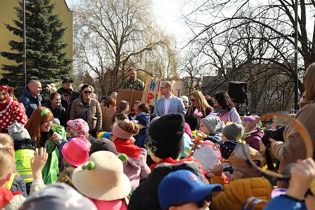 Wiosenny konkurs marzann nad rzeką Łebą