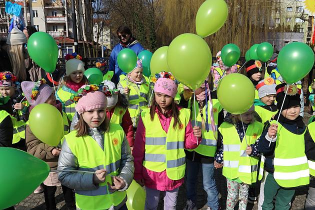 Wiosenny konkurs marzann nad rzeką Łebą