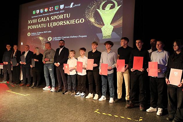 Najlepsi sportowcy nagrodzeni na uroczystej gali