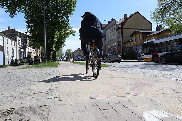 Krawężniki zostały obniżone na ulicy Zwycięstwa oraz ulicach Wybickiego i Sieroszewskiego