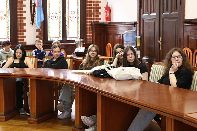 Wizyta gości ze Słowacji i spotkanie z burmistrzem w ratuszu