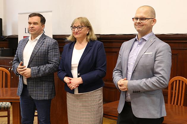 Wizyta gości ze Słowacji i spotkanie z burmistrzem w ratuszu