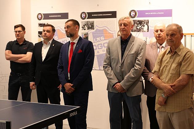 Historia Pogoni Lębork na otwartej w Wieży Ciśnień wystawie z okazji 80-lecia klubu