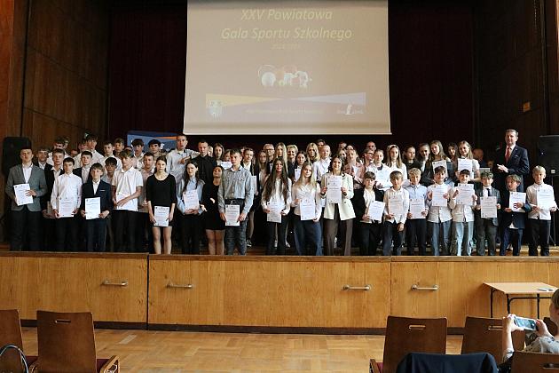 Najlepsi sportowcy wśród uczniów nagrodzeni na XXV Gali Sportu Szkolnego