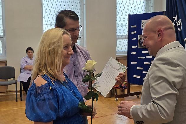 Uroczyste zakończenie roku szkolnego klas VIII w SP7