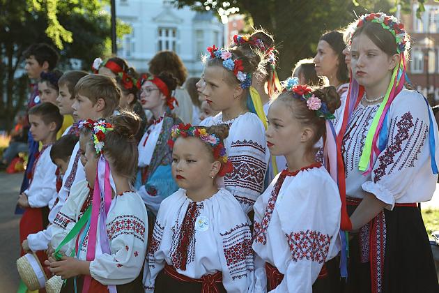 Lębork świętował Dzień Niepodległości Ukrainy