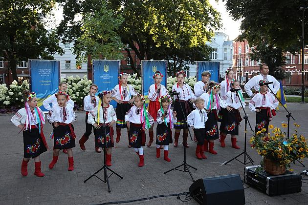 Lębork świętował Dzień Niepodległości Ukrainy