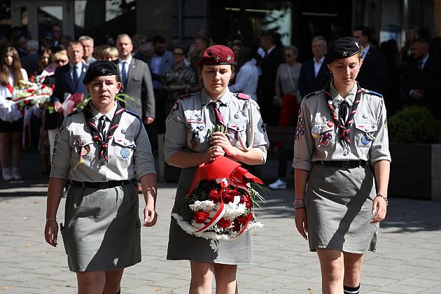 Pamięć, która zobowiązuje – w Lęborku uczczono 86. rocznicę wybuchu II wojny światowej