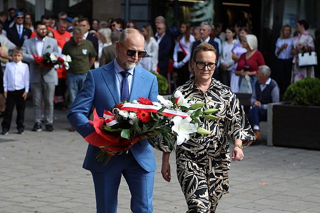 Pamięć, która zobowiązuje – w Lęborku uczczono 86. rocznicę wybuchu II wojny światowej