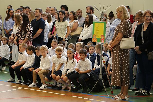 Ślubowanie nowych uczniów Szkoły Podstawowej nr 8