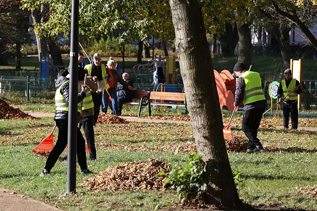 Dbają o porządek na skwerach i w parkach