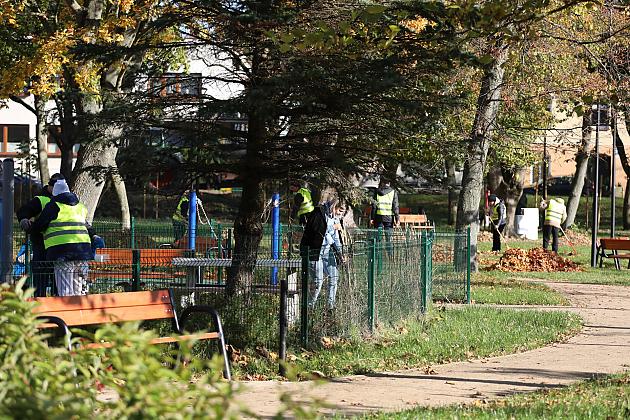 Dbają o porządek na skwerach i w parkach