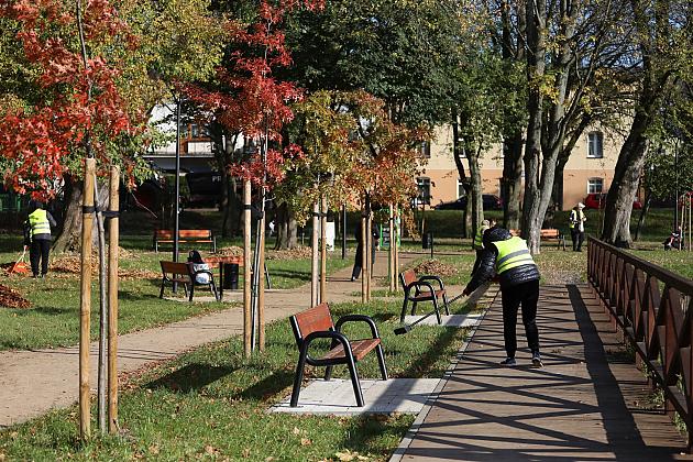 Dbają o porządek na skwerach i w parkach