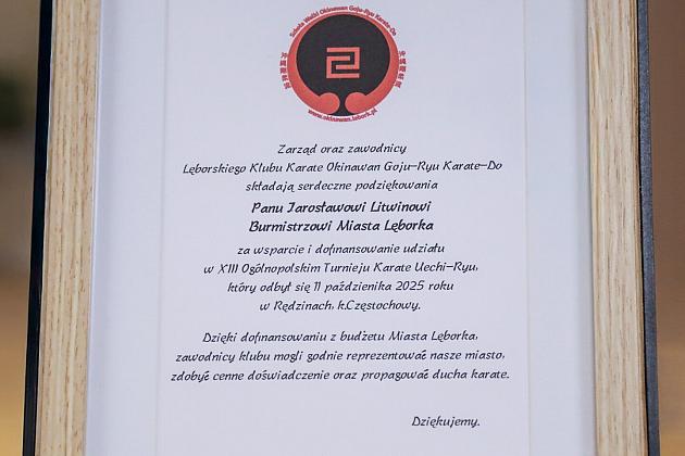 Sportowe sukcesy lęborskich karateków – spotkanie z burmistrzem Lęborka