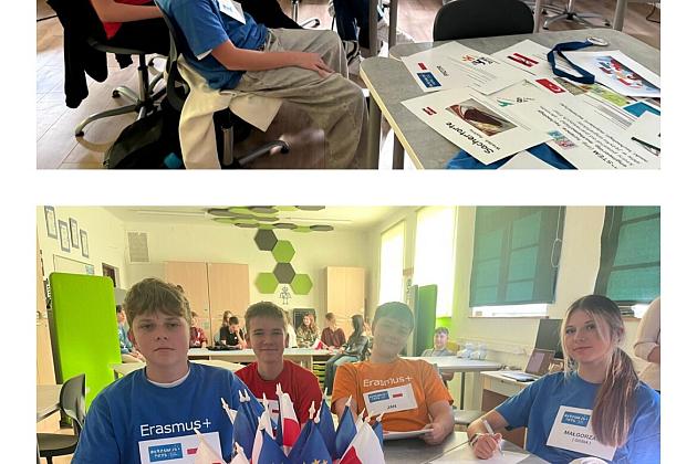 Lęborscy uczniowie inspirują przyszłość – Erasmus Days 2025 w SP1