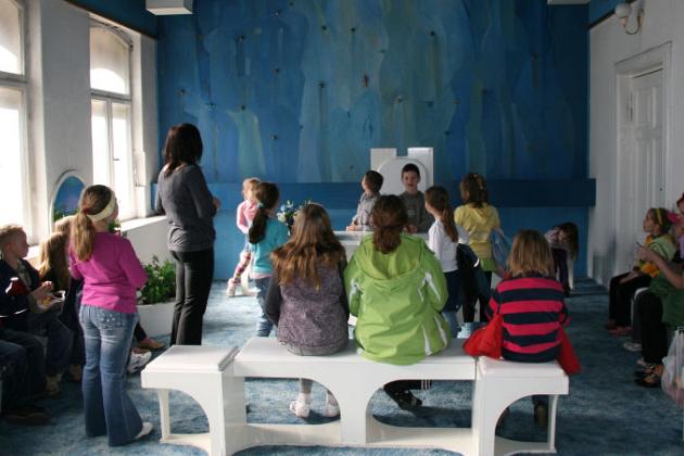 Zajęcia świetlicowe u Burmistrza Miasta